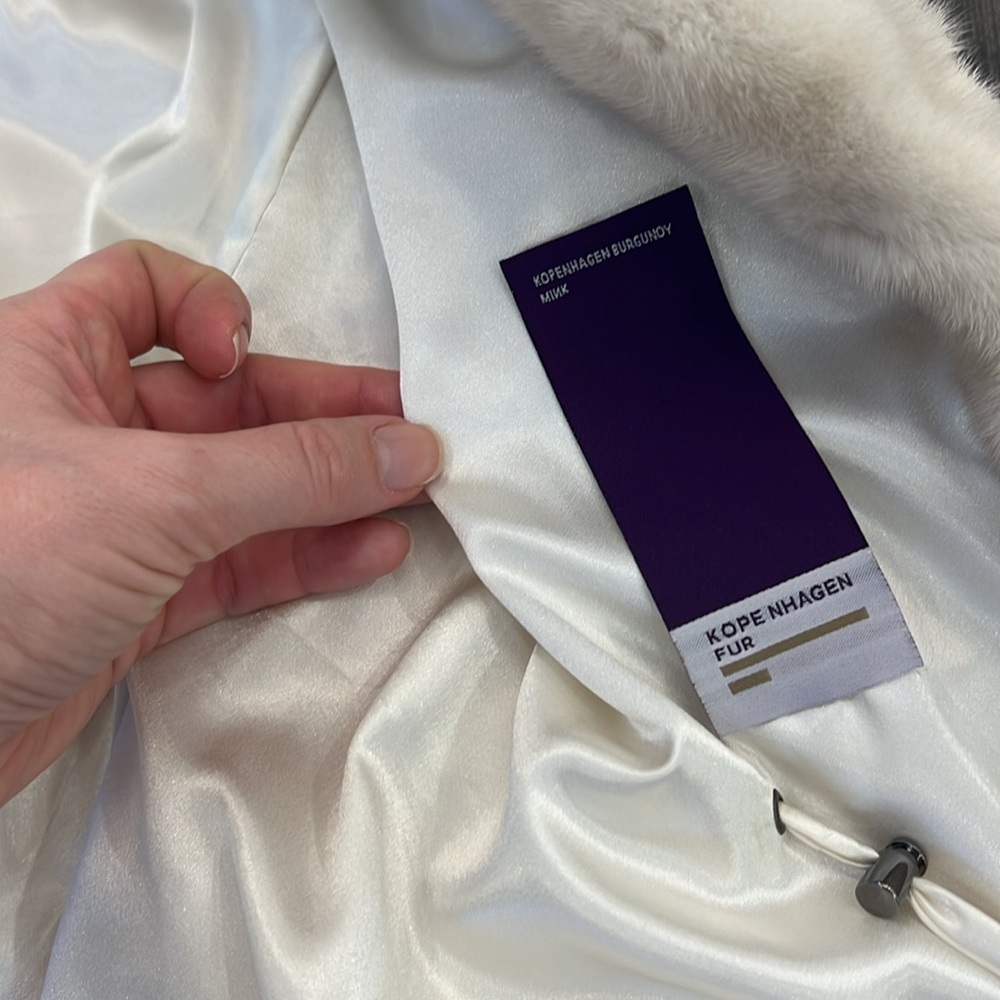 Real Mink Long Fur Coat - Picture 10 of 16